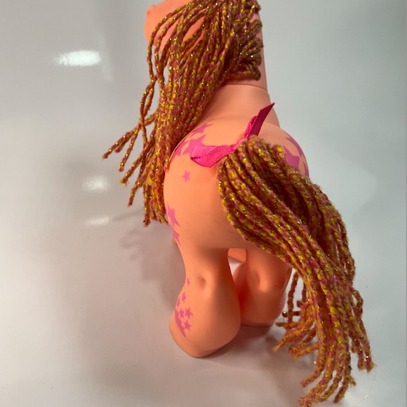 Cabbage Patch Kids 1992 Crimp N Curl Sundance Unicorn Glitter Hair Hasbro - Picture 7 of 9